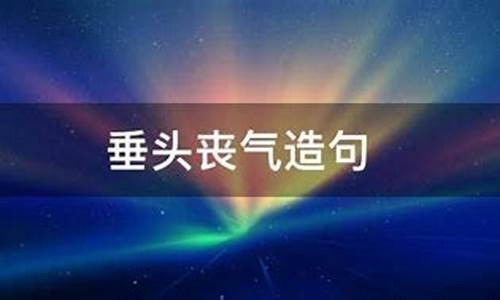 垂头丧气造句二年级简单一点-垂头丧气造句二年级简单一点怎么写